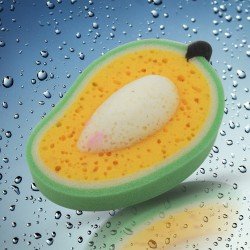 mango-shape-dish-washing-sponge-cleaner