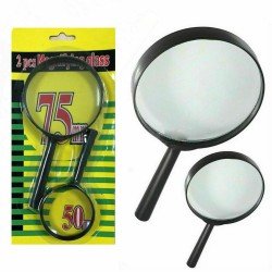 9144-magnifying-glass-lens-reading-aid-made-of-glass-real-glass-magnifying-glass-that-can-be-used-on-both-sides-glass-breakage-proof-magnifying-glass-protect-eyes-75mm-50mm-2pc-set