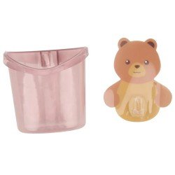 7943-multipurpose-wall-mount-toothbrush-holder-plastic-stand-for-toothpaste-comb-brush-cream-lotion-kids-bathroom-cup-drain-waterproof-self-adhesive-teddy-bear