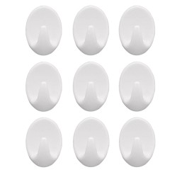 1544-self-adhesive-plastic-wall-hook-set-for-home-kitchen-and-other-places-pack-of-9