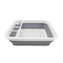 0804-collapsible-folding-silicone-dish-drying-drainer-rack-with-spoon-fork-knife-storage-holder