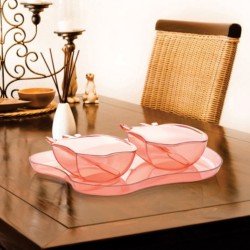 2969-apple-shape-2piece-serving-set-of-bowl-with-spoon-tray-dinnerware-serving-snacks-pickle
