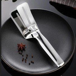 2918-multifunction-cooking-serving-turner-frying-food-tong-stainless-steel-steak-clip-clamp-bbq-kitchen-tong