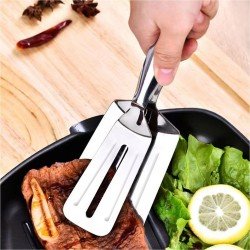2919-multifunction-cooking-serving-turner-frying-food-tong-stainless-steel-steak-clip-clamp-bbq-kitchen-tong