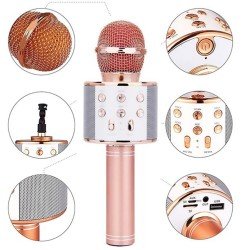6438-wireless-bluetooth-recording-condenser-handheld-microphone-bluetooth-speaker-audio-recording-karaoke-with-mic-multicolor-1-pc