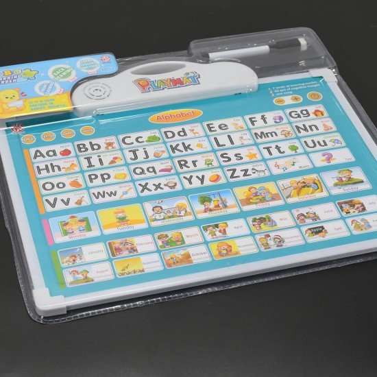 4602-learning-board-2in1-educational-pad-for-kids-musical-board-for-alphabet-abc-learning-toy-play-mat-drawing-with-one-doodle-pen