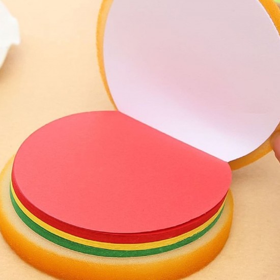 burger-shaped-note-sticky-notes-memo-notes-unique-mini-notes-multicolor