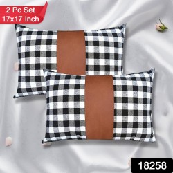 pillow-covers-leather-cotton-cushion-covers-17-17-inch-1-pair-2-pc