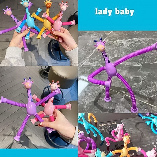 led-giraffe-telescopic-suction-cup-toy-for-kids led-giraffe-telescopic-suction-cup-toy-for-kids