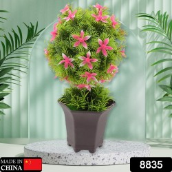 wild-artificial-flower-plants-with-cute-pot-flower-plant-for-home-office-decor-tabletop-and-desk-decoration-artificial-flower-for-balcony-indoor-decor-plants-for-living-room-1-pc wild-artificial-flower-plants-with-cute-pot-flower-plant-for-home-office-decor-tabletop-and-desk-decoration-artificial-flower-for-balcony-indoor-decor-plants-for-living-room-1-pc