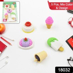 18032-3d-mix-design-fancy-stylish-colorful-erasers-mini-eraser-creative-cute-novelty-eraser-for-children-different-designs-eraser-set-for-return-gift-birthday-party-school-prize-1-set