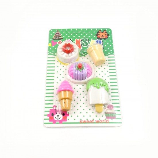 18032-3d-mix-design-fancy-stylish-colorful-erasers-mini-eraser-creative-cute-novelty-eraser-for-children-different-designs-eraser-set-for-return-gift-birthday-party-school-prize-1-set