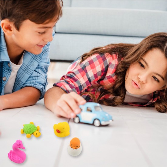 18029-3dmix-design-fancy-stylish-colorful-erasers-mini-eraser-creative-cute-novelty-eraser-for-children-different-designs-eraser-set-for-return-gift-birthday-party-school-prize-fast-food-set-eraser-1-set