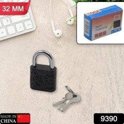 iron-padlock-brass-core-and-thickened-spray-black-iron-door-lock-for-home-dormitory-waterproof-antirust-anti-theft-padlocks-outdoor-gate-shed-locks-warehouse-big-iron-door-drawer-lock-75mm-60mm-32mm-1
