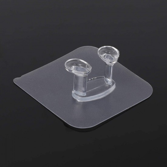 17777-transparent-self-adhesive-hook-seamless-drill-free-removable-wall-mounted-hanger-as-toothbrush-holder-power-plug-socket-holder-waterproof-and-oil-proof-1-pc