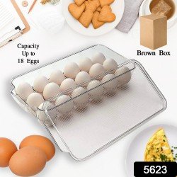 plastic-18-cavity-egg-storage-box-or-egg-trays-for-refrigerator-with-lid-handles-rectangular-egg-tray-box-for-18-egg-1-pc