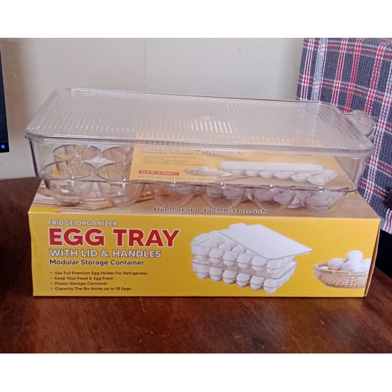 plastic-18-cavity-egg-storage-box-or-egg-trays-for-refrigerator-with-lid-handles-rectangular-egg-tray-box-for-18-egg-1-pc