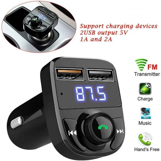 car-x8-bluetooth-fm-transmitter-kit car-x8-bluetooth-fm-transmitter-kit
