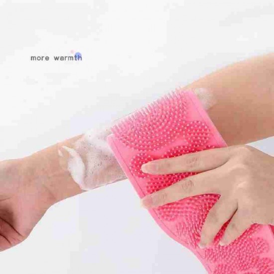 1302b-low-quality-bath-body-brush-towel-eco-friendly-back-scrubber-shower-brush-silicone-bath-body-brush-towel-body-cleaning-bathroom-shower-strap 1302b-low-quality-bath-body-brush-towel-eco-friendly-back-scrubber-shower-brush-silicone-bath-body-brush-towel-body-cleaning-bathroom-shower-strap