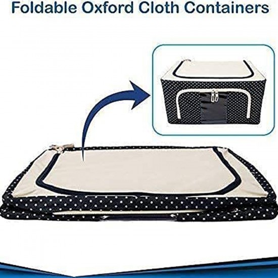 foldable-steel-frame-clothes-living-storage-organizer