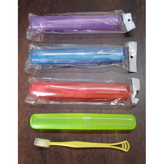 12721-2-in-1-soft-toothbrush-and-tongue-with-toothbrush-cover-cleaner-scraper-for-men-and-women-kids-adults-plastic-toothbrush-cover-case-holder-1-pc 12721-2-in-1-soft-toothbrush-and-tongue-with-toothbrush-cover-cleaner-scraper-for-men-and-women-kids-adults-plastic-toothbrush-cover-case-holder-1-pc