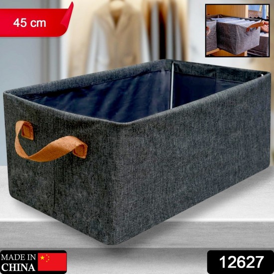 12627-foldable-storage-box-withhandles-cotton-and-linen-storage-bins-and-baskets-organizer-for-nursery-closet-bedroom-home-45-cm 12627-foldable-storage-box-withhandles-cotton-and-linen-storage-bins-and-baskets-organizer-for-nursery-closet-bedroom-home-45-cm