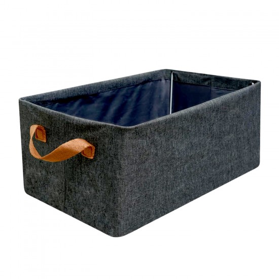 12627-foldable-storage-box-withhandles-cotton-and-linen-storage-bins-and-baskets-organizer-for-nursery-closet-bedroom-home-45-cm 12627-foldable-storage-box-withhandles-cotton-and-linen-storage-bins-and-baskets-organizer-for-nursery-closet-bedroom-home-45-cm