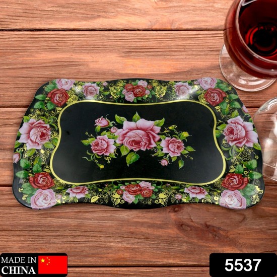 stainless-steel-flower-printed-serving-tray stainless-steel-flower-printed-serving-tray