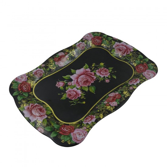 stainless-steel-flower-printed-serving-tray stainless-steel-flower-printed-serving-tray