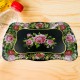 stainless-steel-flower-printed-serving-tray stainless-steel-flower-printed-serving-tray