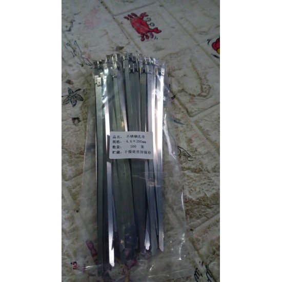 9074-stainless-steel-cable-tie-used-for-solar-industrial-and-home-improvement-multipurpose-high-strength-self-locking-zip-ties-multi-purpose-tie-portable-rustproof-100pcs-wide-application-zip-tie-set-for-building-4-6x-200mm-100-pcs-set