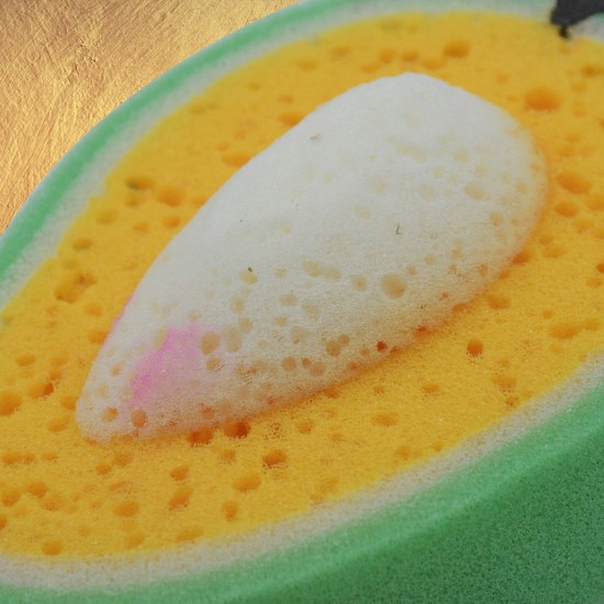 mango-shape-dish-washing-sponge-cleaner