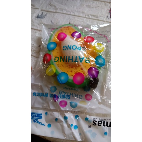mango-shape-dish-washing-sponge-cleaner