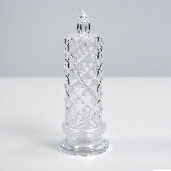 rose-candle-crystal-candle-light