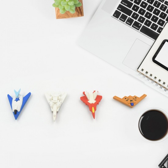 gun-plane-shape-erasers gun-plane-shape-erasers