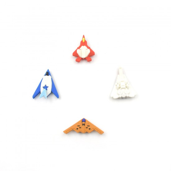 gun-plane-shape-erasers gun-plane-shape-erasers