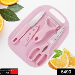 5490-mini-travel-cutting-board-set-4-pcs-portable-mini-camping-plastic-cutting-board-knife-fruits-vegetable-peeler-scissors-kitchen-knives-set-for-travel-picnic-camping-outdoor-park-4-pc-set