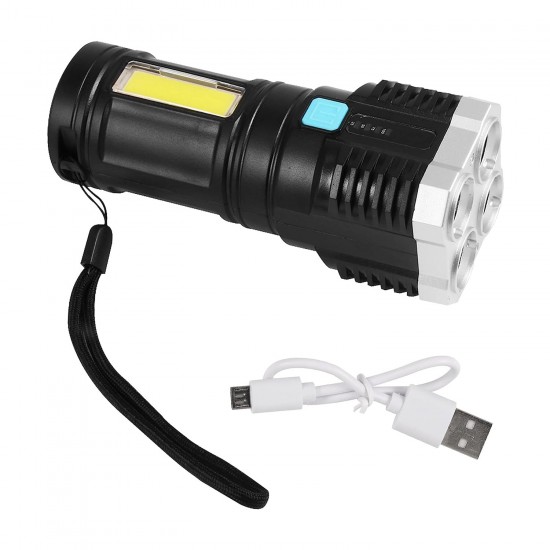 rechargeable-torch-light-4-led-flashlight