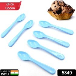 5349-food-plastic-spoon-set-plastic-table-spoon-set-plastic-tea-spoon-coffee-with-abs-plastic-heat-resistant-spoon-6-pc-set