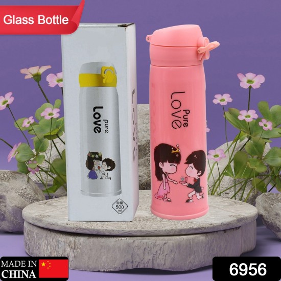 6956-pure-love-outdoor-sport-water-bottle-500ml-leak-proof-bpa-free-for-travel-cold-and-hot-water-glass-water-bottle-with-daily-water-intake-for-gym-and-children-fridge-for-home-office-school 6956-pure-love-outdoor-sport-water-bottle-500ml-leak-proof-bpa-free-for-travel-cold-and-hot-water-glass-water-bottle-with-daily-water-intake-for-gym-and-children-fridge-for-home-office-school