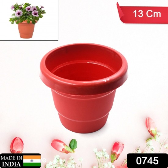 0745-plastic-heavy-duty-plant-container-pot-gamla-for-indoor-home-decor-outdoor-balcony-garden-13cm-pack-of-1-pc 0745-plastic-heavy-duty-plant-container-pot-gamla-for-indoor-home-decor-outdoor-balcony-garden-13cm-pack-of-1-pc