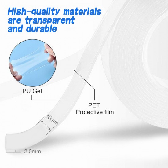 882-double-sided-nano-adhesive-tape-3-meter-washable-traceless-nano-gel-tape-multipurpose 882-double-sided-nano-adhesive-tape-3-meter-washable-traceless-nano-gel-tape-multipurpose