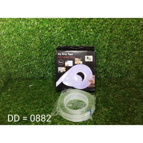 882-double-sided-nano-adhesive-tape-3-meter-washable-traceless-nano-gel-tape-multipurpose 882-double-sided-nano-adhesive-tape-3-meter-washable-traceless-nano-gel-tape-multipurpose