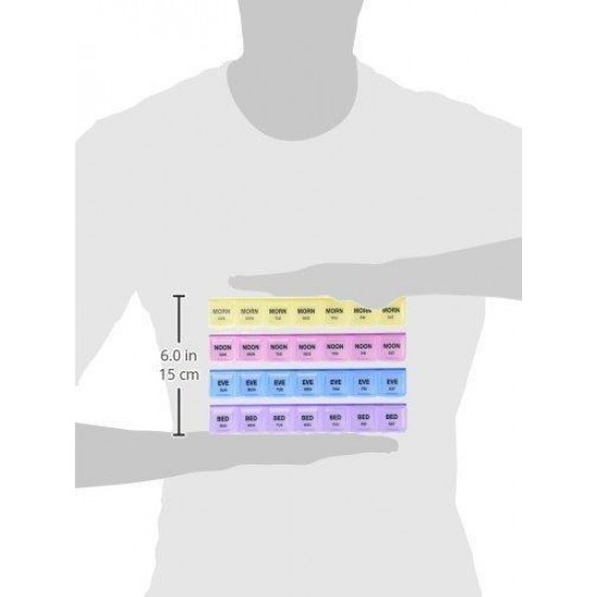 0383-pill-case-4-row-28-squares-weekly-7-days-tablet-box-holder-medicine-storage-organizer-container 0383-pill-case-4-row-28-squares-weekly-7-days-tablet-box-holder-medicine-storage-organizer-container