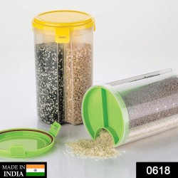 0618-3-in-1-transparent-air-tight-storage-dispenser-container 0618-3-in-1-transparent-air-tight-storage-dispenser-container