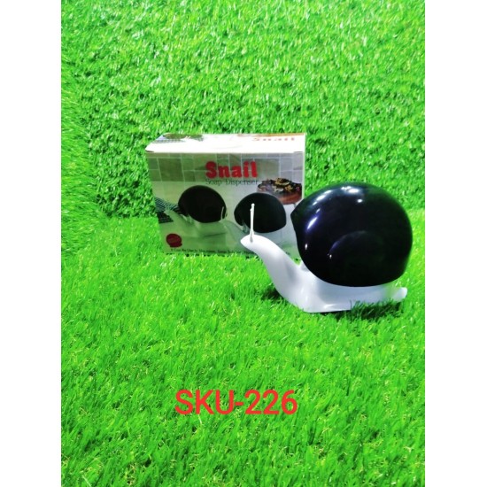 0226-portable-snail-shape-liquid-soap-dispenser