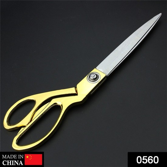 0560-gold-plated-professional-cloth-cutting-scissor