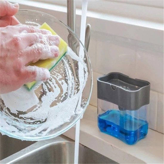 1264-2-in-1-liquid-soap-dispenser-on-countertop-with-sponge-holder