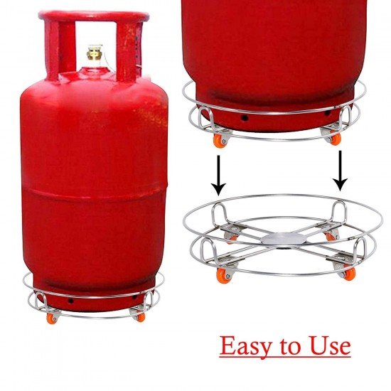 3018-stainless-steel-gas-cylinder-trolley-with-wheels-lpg-cylinder-roller-stand-movable-trolley