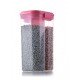 2147-plastic-2-sections-air-tight-transparent-food-grain-cereal-storage-container-2-ltr
